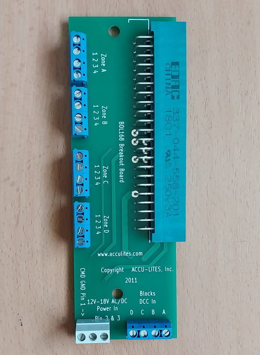 Multi Zone Breakout Board for Digitrax BDL168